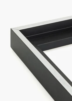 Canvasram Reno Svart / Silver 60x60 cm