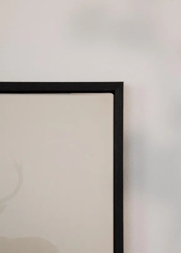 Canvasram Sherwood Svart 70x90 cm