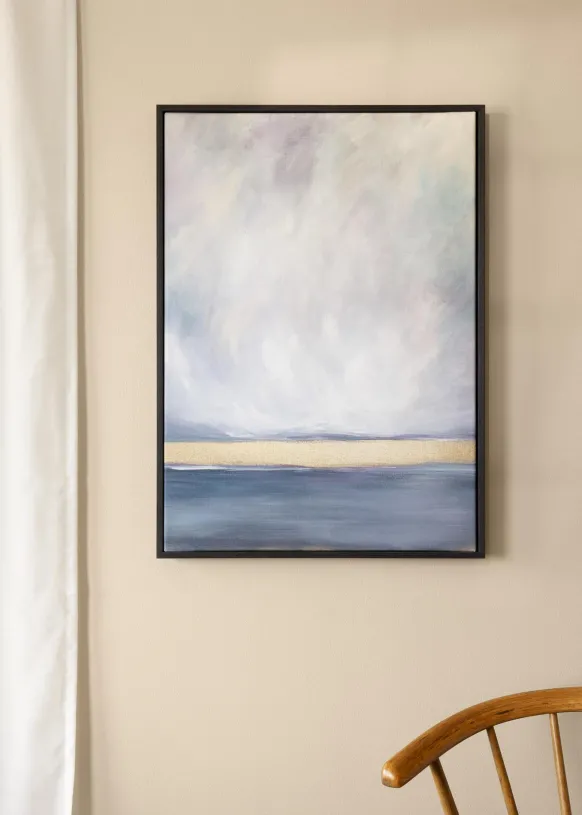 Canvasram Sherwood Svart 50x70 cm