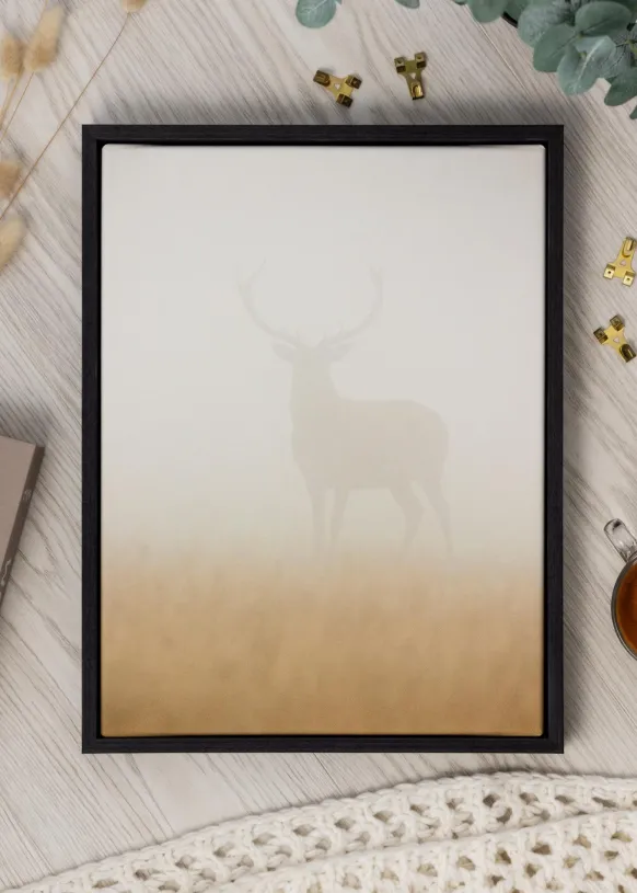 Canvasram Sherwood Svart 70x100 cm