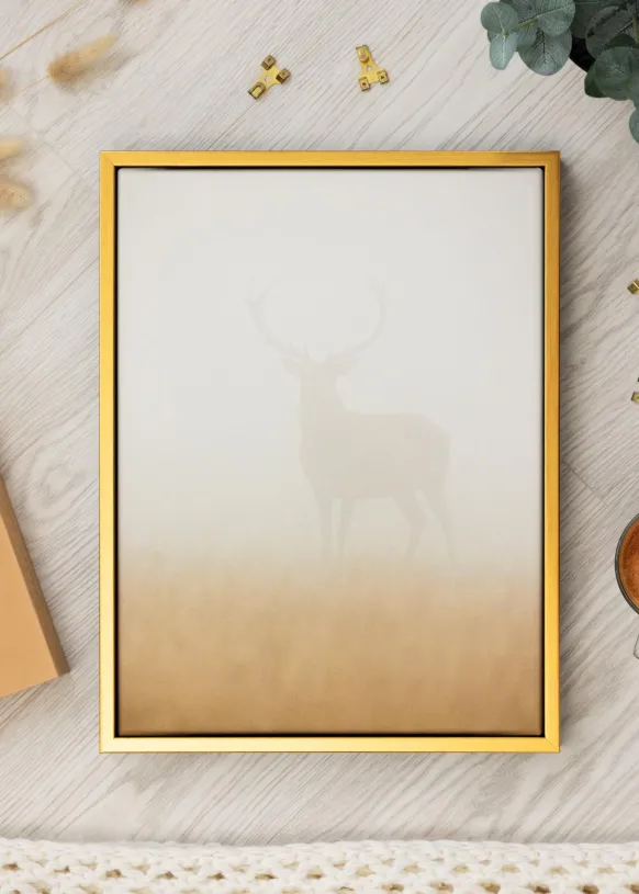 Canvasram Sussex Svart/Guld 20x30 cm