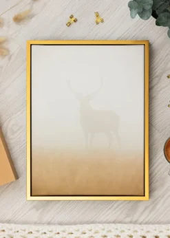 Canvasram Sussex Svart/Guld 30x40 cm