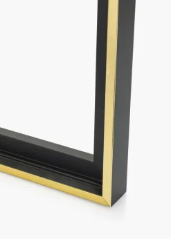 Canvasram Tacoma Svart / Guld 30x40 cm