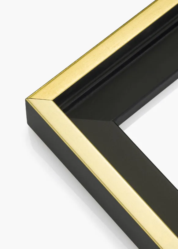Canvasram Tacoma Svart / Guld 30x40 cm