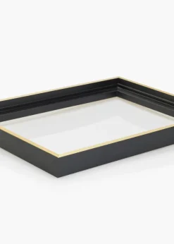 Canvasram Tacoma Svart / Guld 60x90 cm