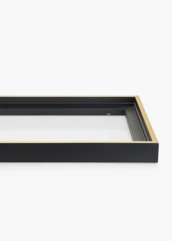 Canvasram Tacoma Svart / Guld 60x90 cm