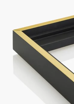 Canvasram Tacoma Svart / Guld 60x60 cm