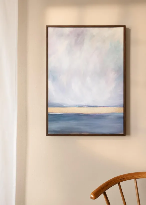 Canvasram Wells Brun 60x80 cm
