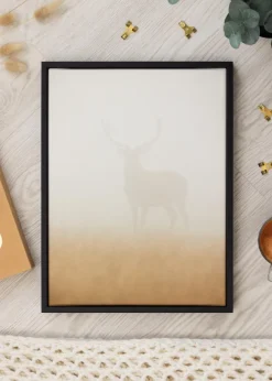 Canvasram Wells Svart 60x80 cm