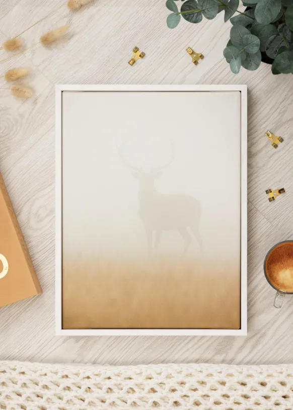 Canvasram Wells Vit 30x45 cm