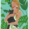 Cat Lover Canvastavla (30x40 cm)