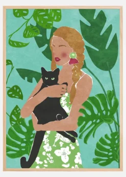 Cat Lover Poster (21x29.7 cm (A4))