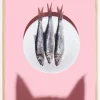 Cat wants fish Poster (21x29.7 cm (A4))
