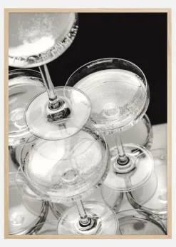 Champagne tower II Poster (21x29.7 cm (A4))