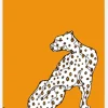 Cheetah Canvastavla (30x40 cm)