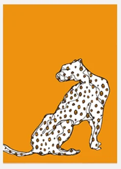 Cheetah Canvastavla (30x40 cm)