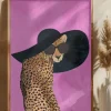 Cheetah Hat Pink Poster (21x29.7 cm (A4))