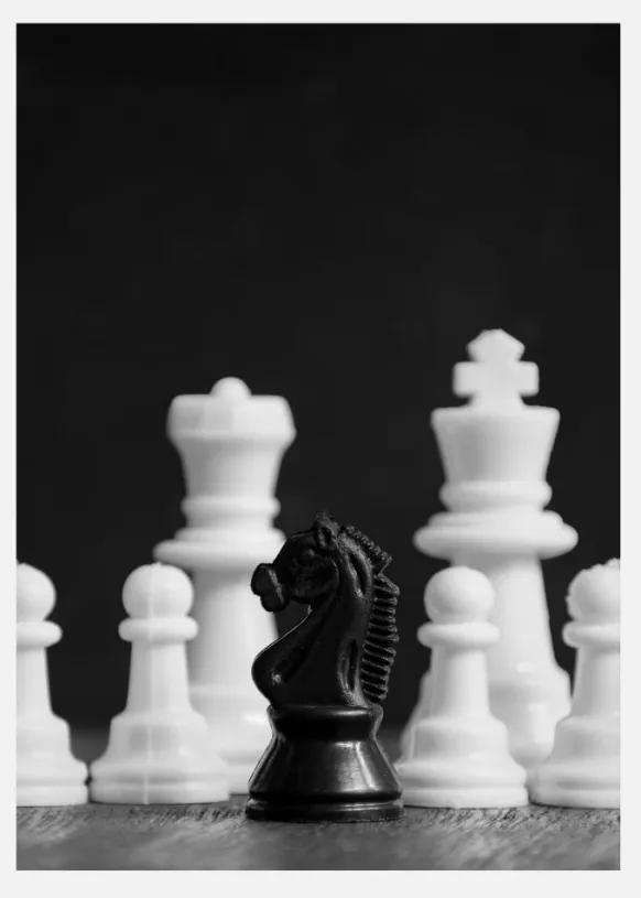 Chess Canvastavla (30x40 cm)