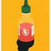 Chilli Sauce Canvastavla (30x40 cm)