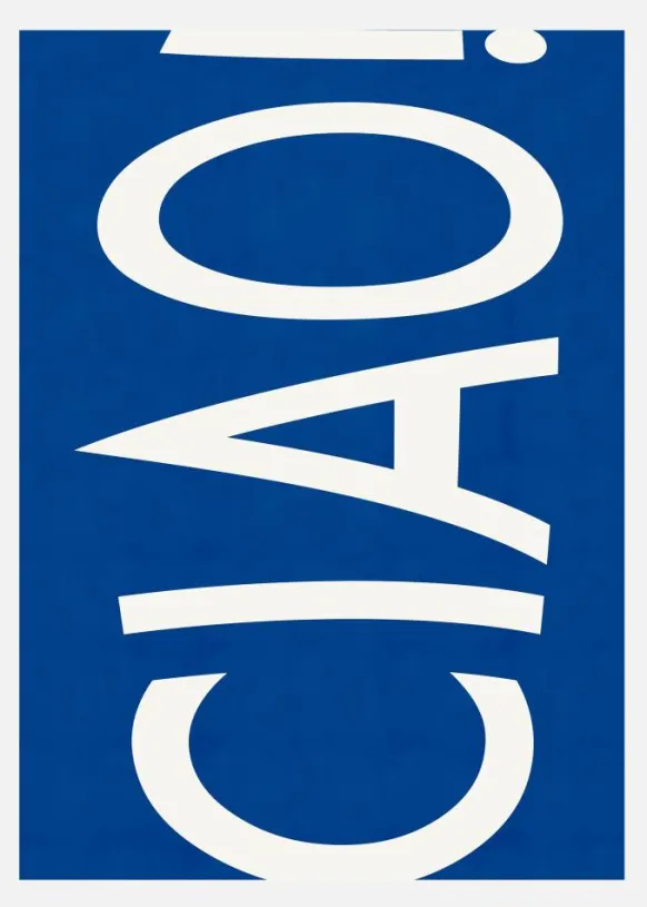 Ciao Canvastavla (30x40 cm)