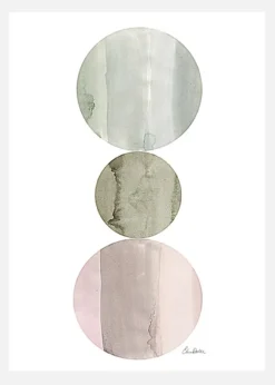 Circles Canvastavla (30x40 cm)