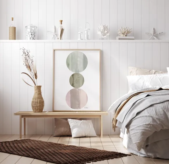 Circles Poster (21x29.7 cm (A4))