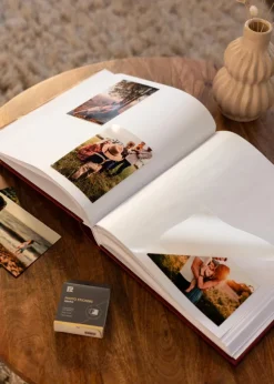 Classico Album Röd - 30x33 cm (100 Vita sidor / 50 blad)