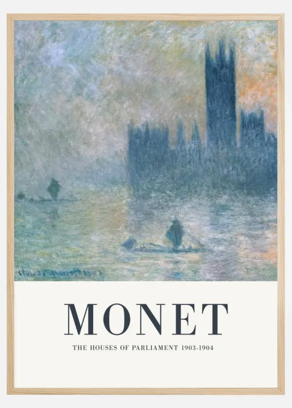 Claude Monet -The Houses of Parliament Poster (21x29.7 cm (A4))