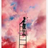 Cloud Painter Canvastavla (30x40 cm)