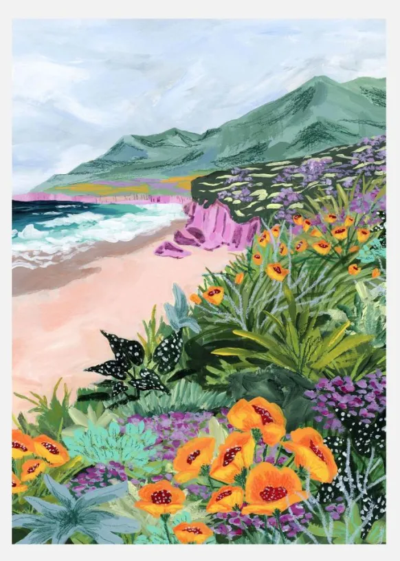 Coastal Bluffs Canvastavla (30x40 cm)