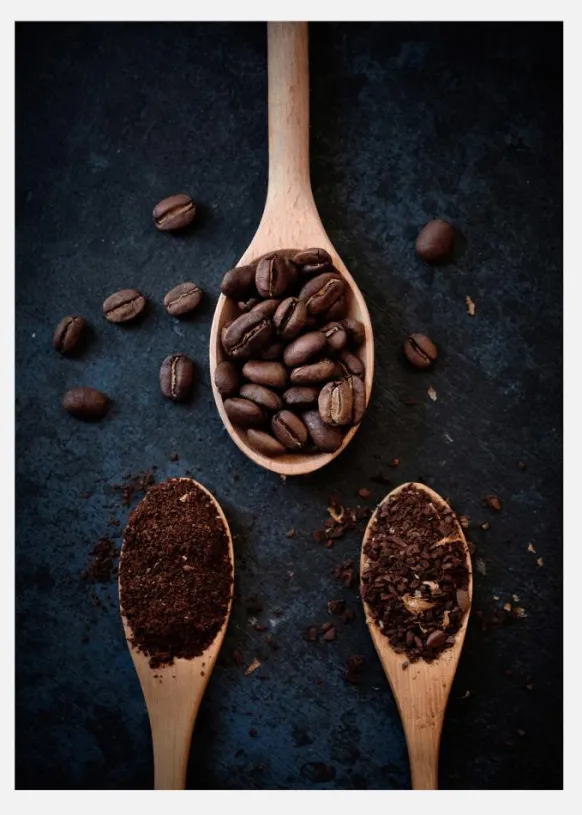 Coffee Beans Canvastavla (30x40 cm)