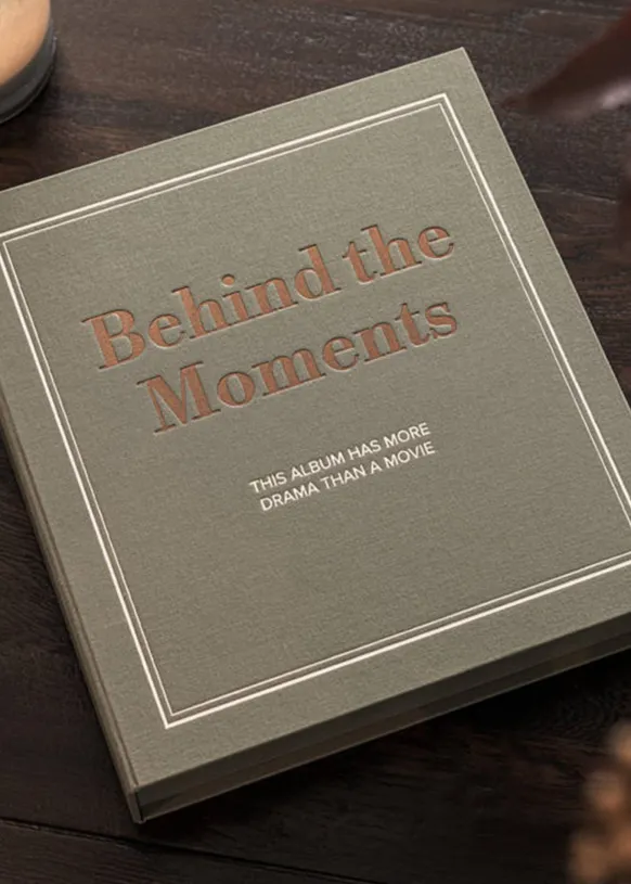 Coffee Table Fotoalbum Behind The Moments - 40 bilder i 10x15 cm