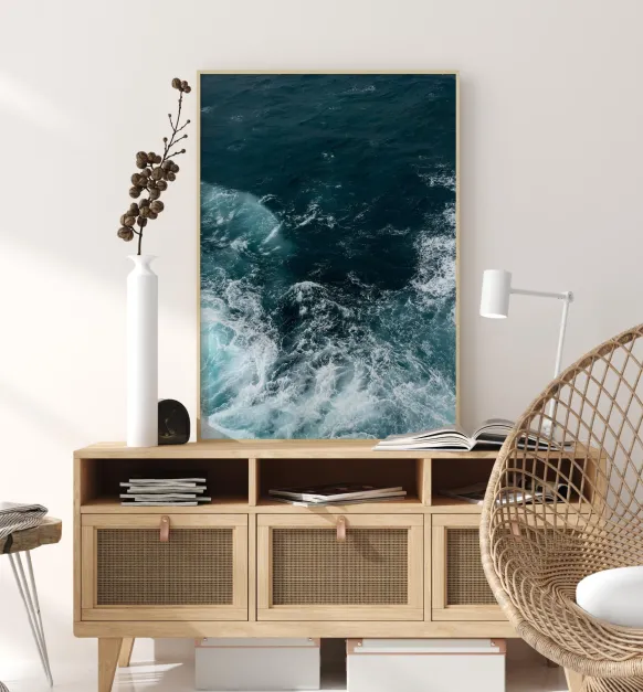 Cold Waves Poster (21x29.7 cm (A4))