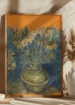 Collage Sunflowers and the splash Van Gogh Poster (21x29.7 cm (A4))