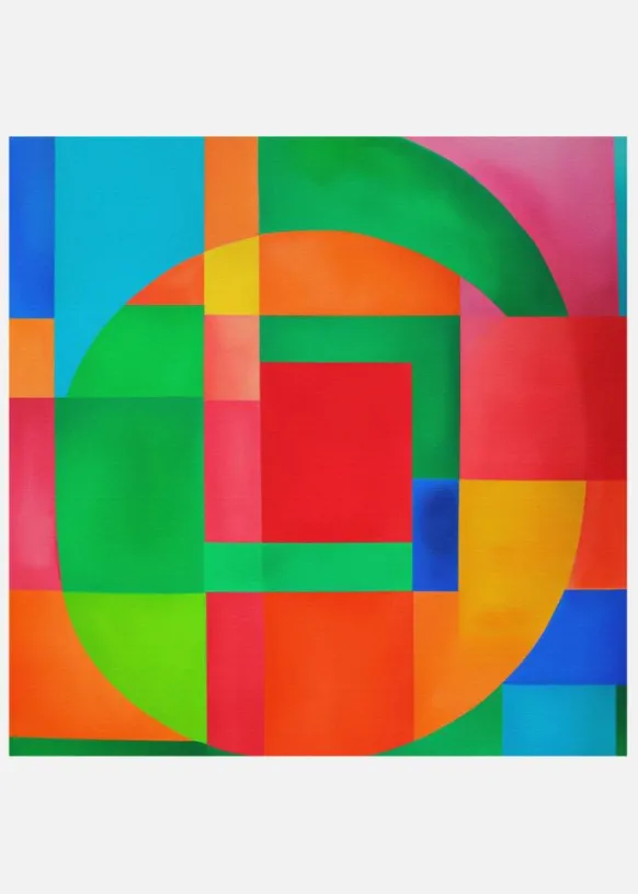 Colorful Harmony Canvastavla (30x30 cm)