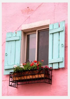 Colourful Window Canvastavla (30x40 cm)