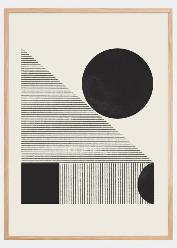 Composition IX Poster (21x29.7 cm (A4))