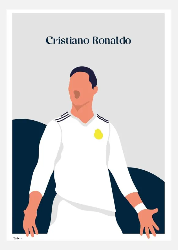 Cristiano Ronaldo Canvastavla (30x40 cm)