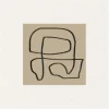 Curved Labyrinth Canvastavla (30x30 cm)