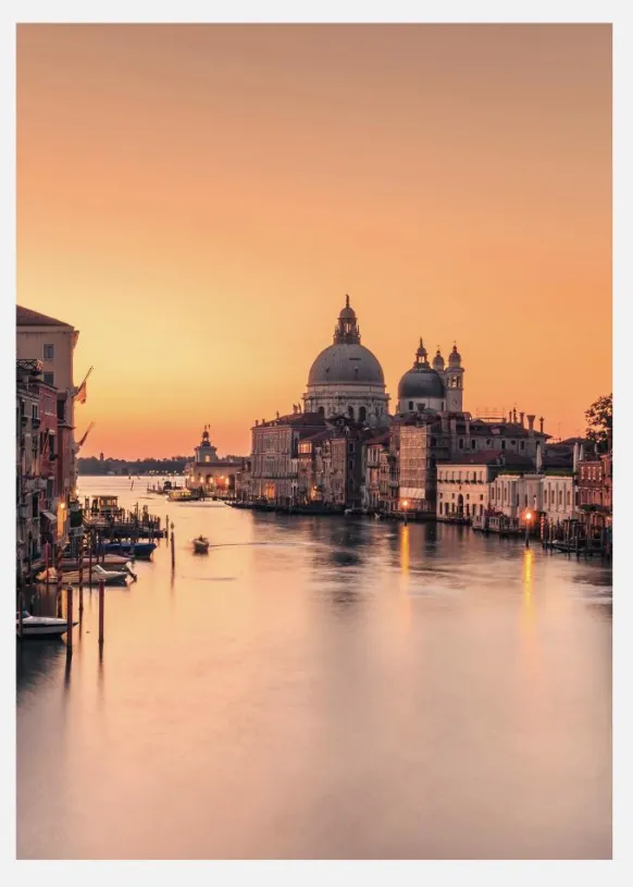 Dawn On Venice Canvastavla (30x40 cm)