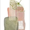 Delicate Pink And Green 3 Canvastavla (30x40 cm)