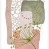 Delicate Pink And Green 2 Canvastavla (30x40 cm)