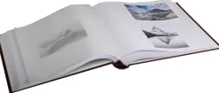 Diamant Fotoalbum Svart 27,5x32 cm (100 Vita sidor / 50 Blad)