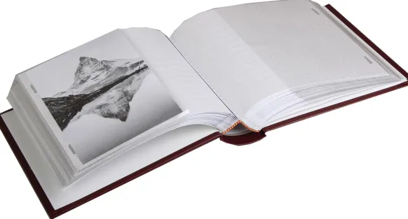 Diamant Fotoalbum Vinröd - 100 Bilder i 11x15 cm