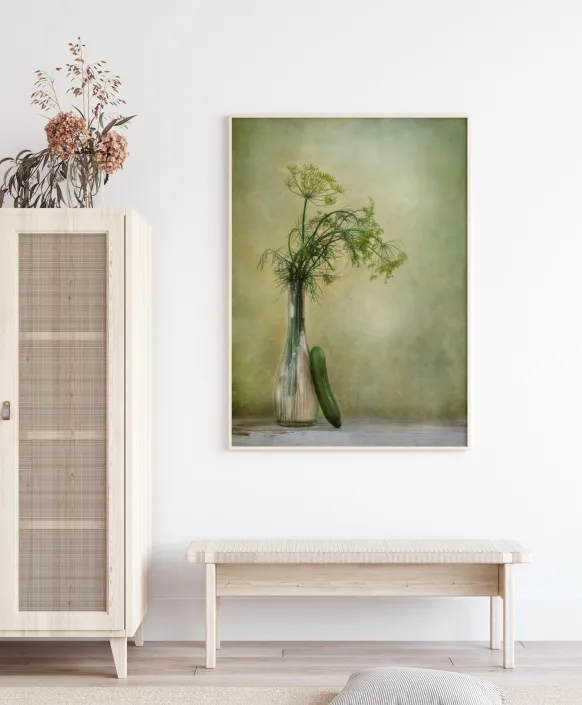 Dill And Cucumber Poster (21x29.7 cm (A4))