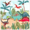 Dinosaurus Canvastavla (30x30 cm)