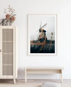 Dutch Windmill Poster (21x29.7 cm (A4))
