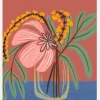Earthen Blossom Canvastavla (30x40 cm)