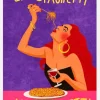 Eat Spaghetti No Regretti Canvastavla (30x40 cm)