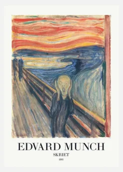 Edvard Munch - Skriet (the Scream) Canvastavla (30x40 cm)